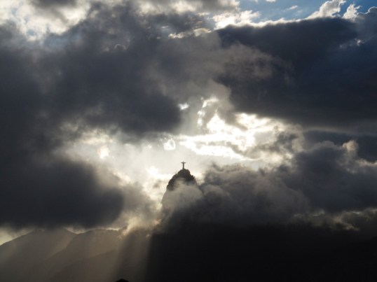 Parting of the clouds at Corcovado