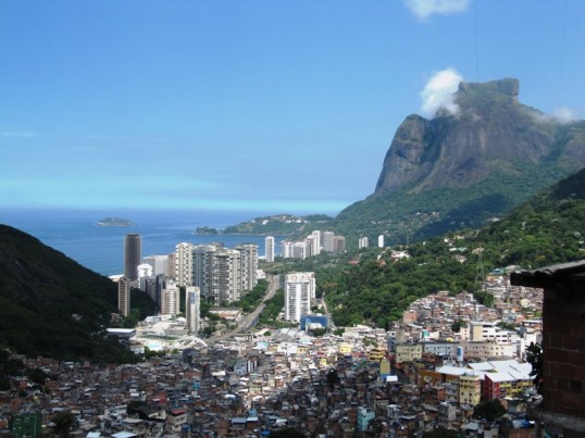 Rocinha favela from above