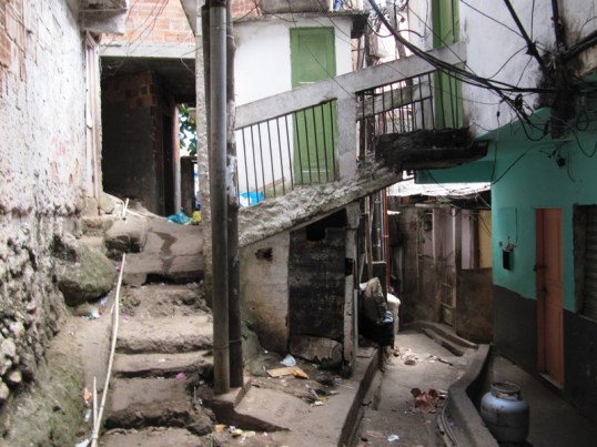 Favela doorway
