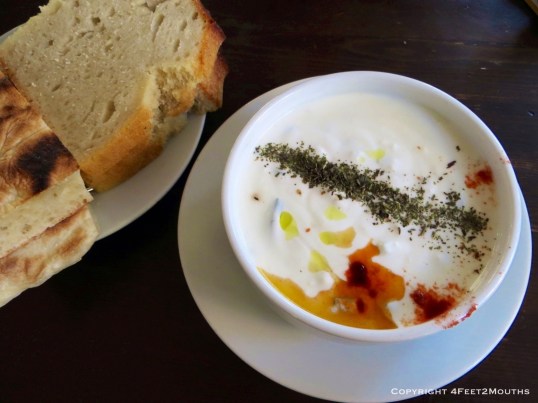Delicious cacık is a tradition in Turkey
