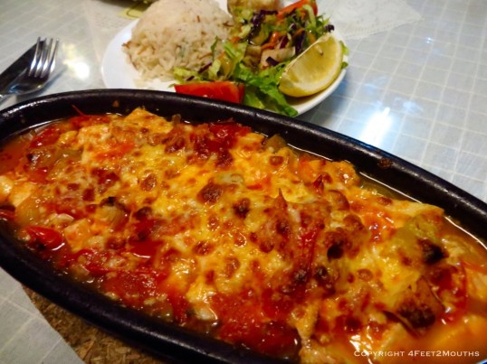 Sizzling clay pot chicken