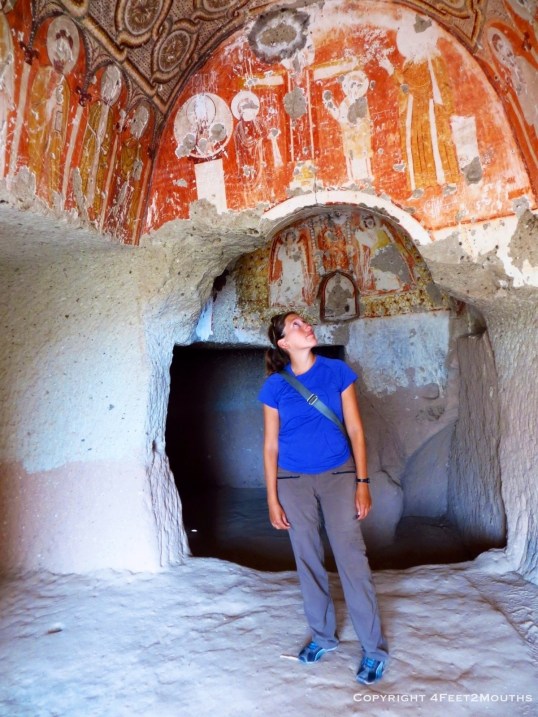 Frescoes of a Red Valley church