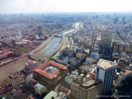 Sky deck view of Saigon looking west