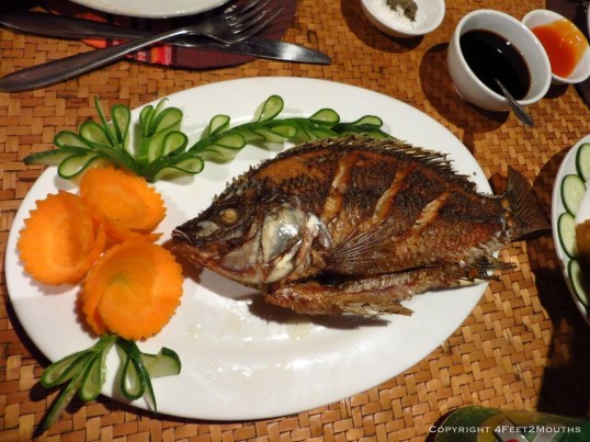 Fried fish dinner