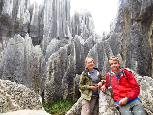 Carmen and I in the forest