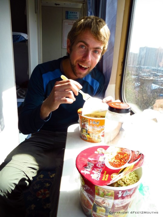 Nathan and his instant noodles