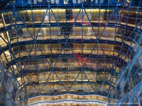 Four Seasons Hotel atrium at the IFC Tower