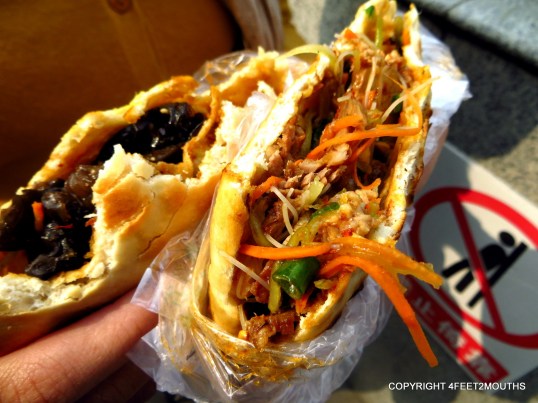 Sichuan street sandwiches