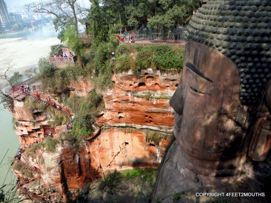 Stairway along the cliff