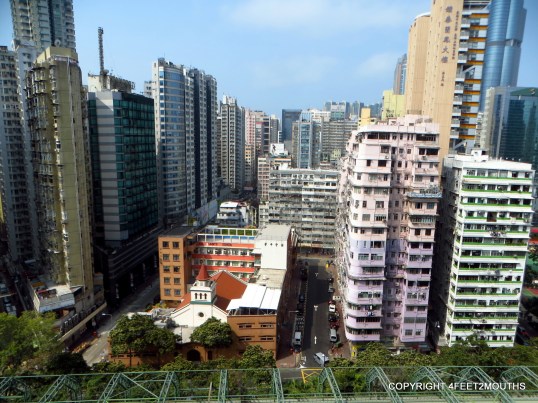 View of Mong Kok from our Kowloon apartment.