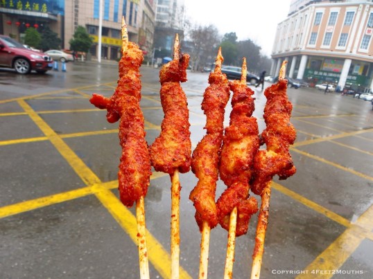 Fantastic street lamb kabobs