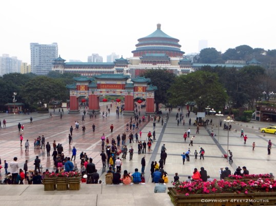 The great hall and plaza of of the people