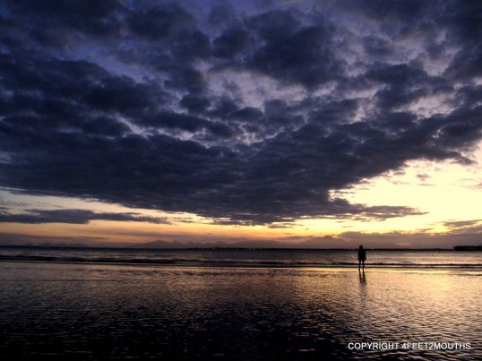 Carmen sandbar silhouette in Ilha do Mel
