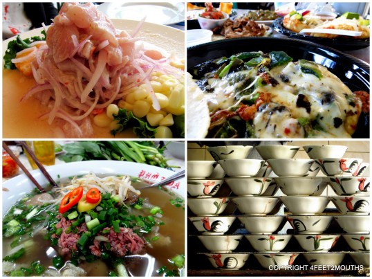 Best Foods: ceviche, rajas y queso, boat noodles & pho