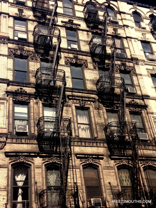 Intricate balcony in the Lower East Side