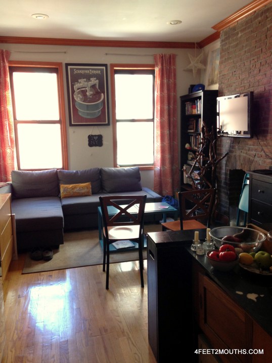 Sweet success in the form of our cozy apartment