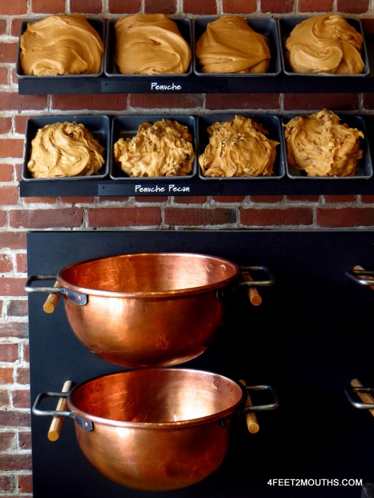 Beautiful fudge at Lake Champlain Chocolates on Church Street