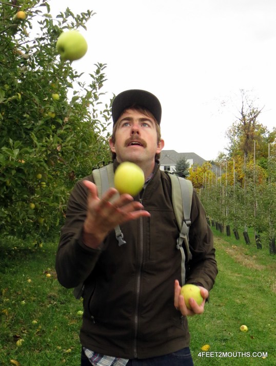 Nathan practicing his expert juggling skill
