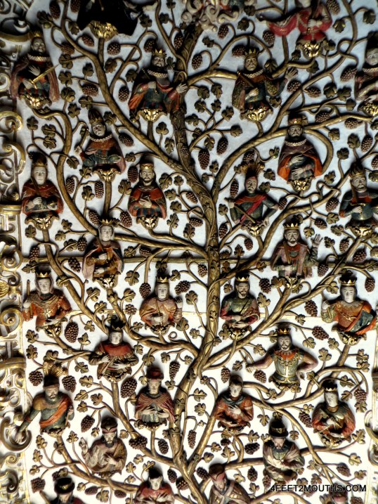 The Tree of Life inside the monastery 